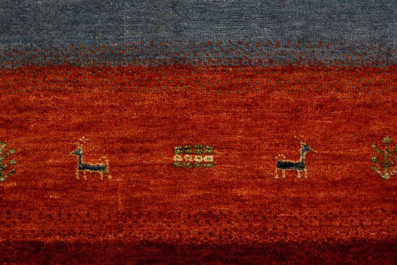 Tappeto Gabbeh - Loribaft Indus - 302 x 206 cm - rosso