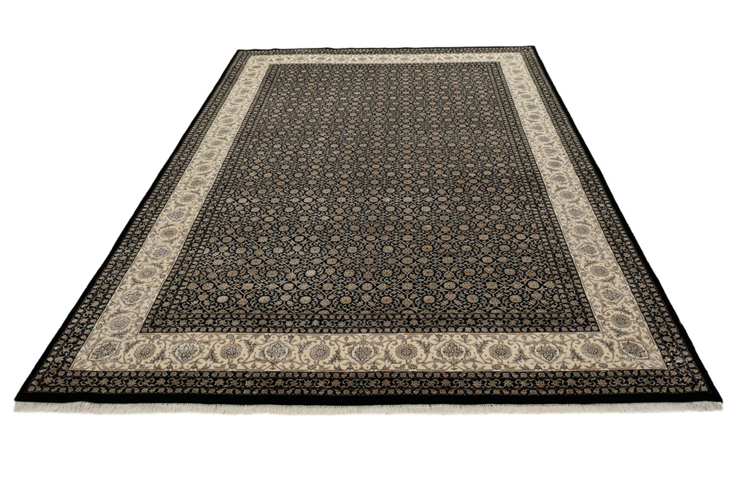 Tappeto orientale - Bidjar - Indo - 301 x 203 cm - beige scuro