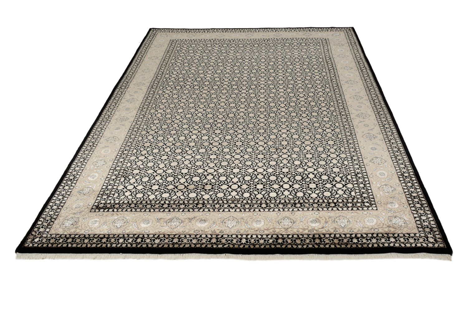 Tappeto orientale - Bidjar - Indo - 301 x 203 cm - beige scuro
