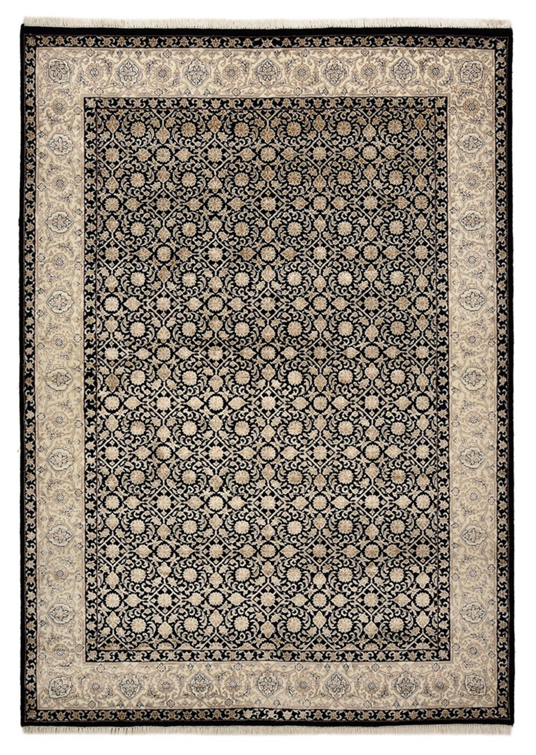 Tappeto orientale - Bidjar - Indo - 200 x 142 cm - beige scuro
