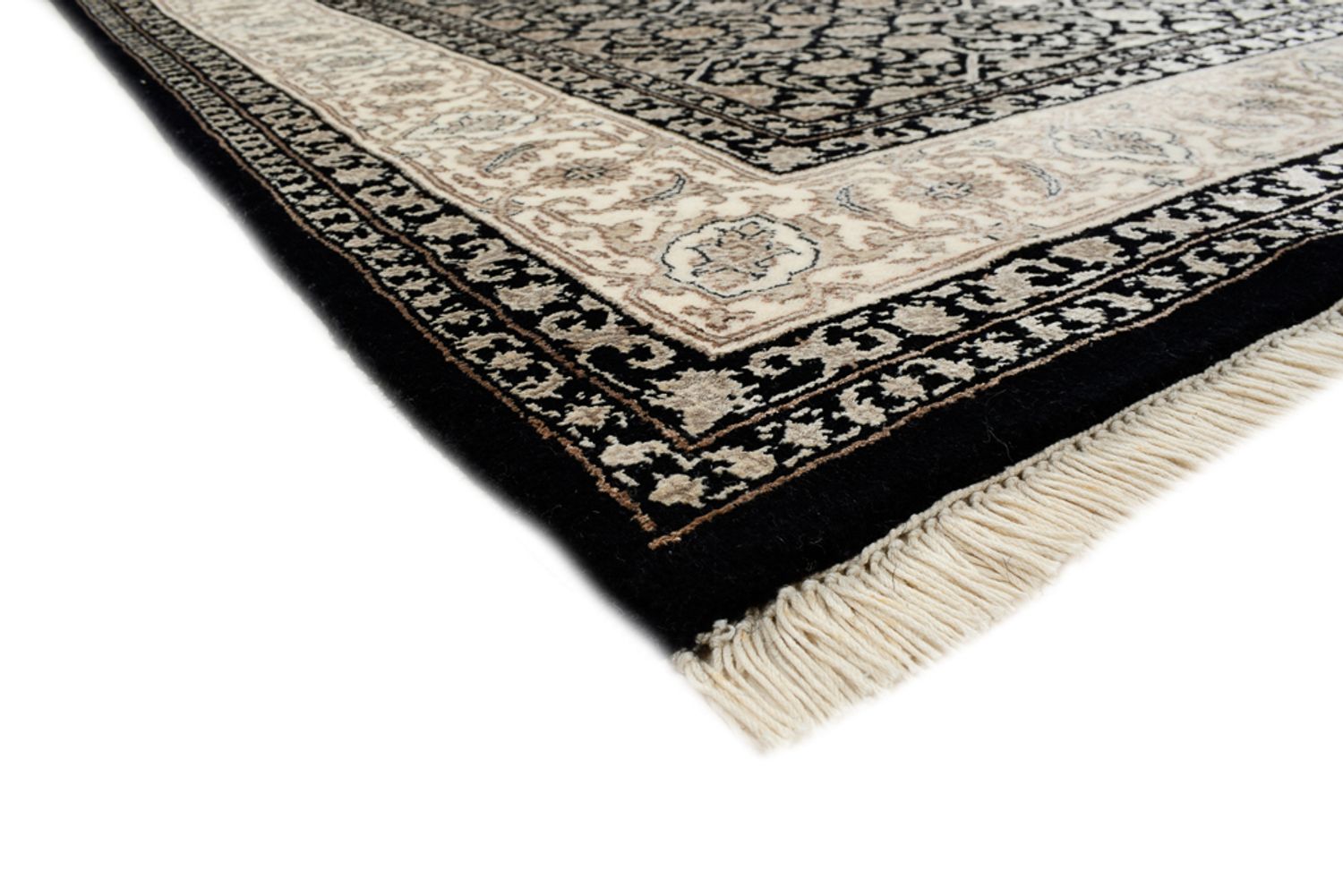 Tappeto orientale - Bidjar - Indo - 204 x 139 cm - beige scuro