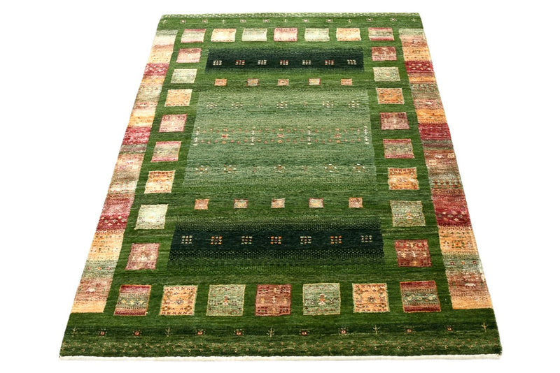 Tappeto Gabbeh - Loribaft Indus - 154 x 105 cm - verde