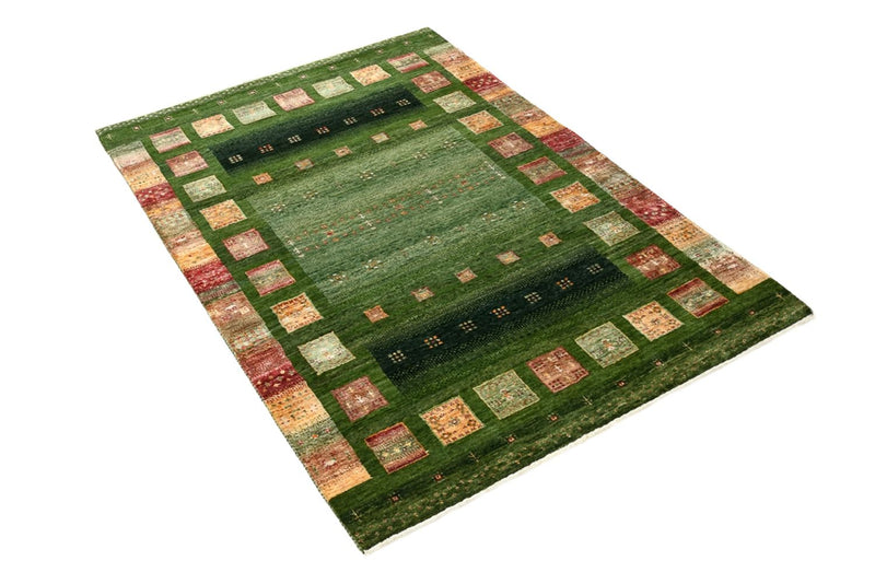 Tappeto Gabbeh - Loribaft Indus - 154 x 105 cm - verde