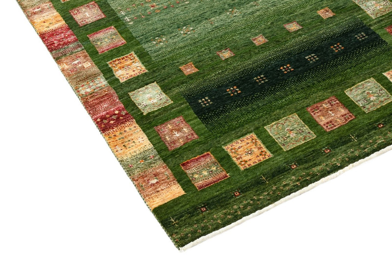 Tappeto Gabbeh - Loribaft Indus - 154 x 105 cm - verde