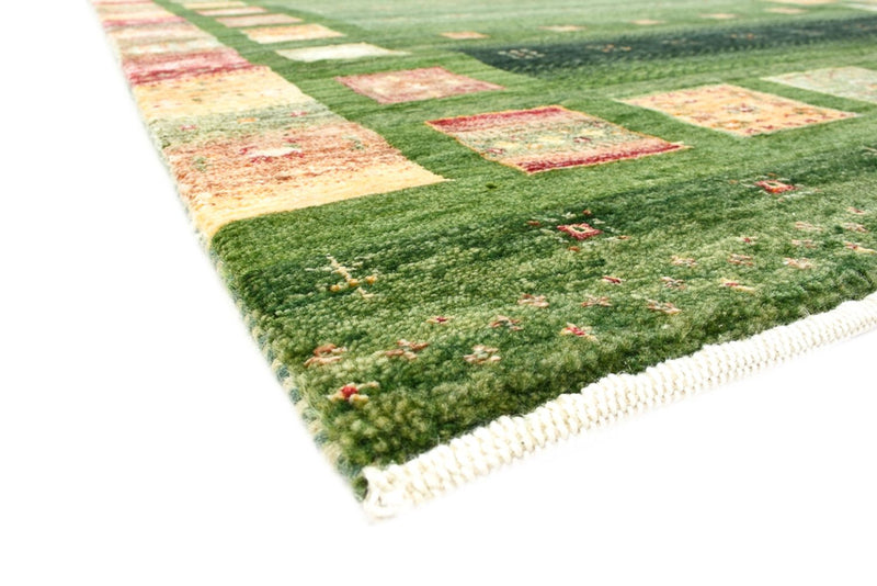 Tappeto Gabbeh - Loribaft Indus - 154 x 105 cm - verde