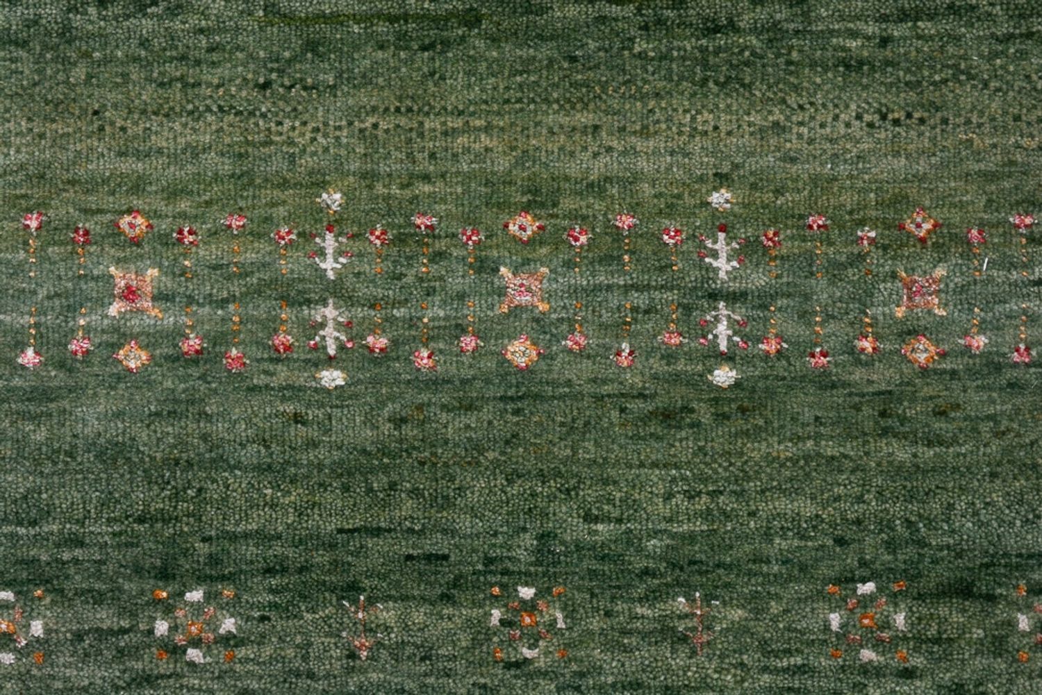 Tappeto Gabbeh - Loribaft Indus - 154 x 105 cm - verde