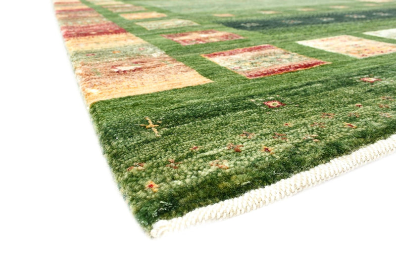 Tappeto Gabbeh - Loribaft Indus - 154 x 106 cm - verde