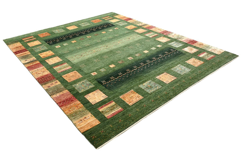 Tappeto Gabbeh - Loribaft Indus - 302 x 249 cm - verde