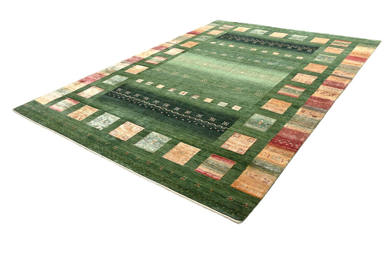 Tappeto Gabbeh - Loribaft Indus - 346 x 245 cm - verde