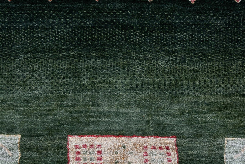 Tappeto Gabbeh - Loribaft Indus - 346 x 245 cm - verde