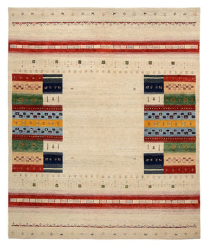Tappeto Gabbeh - Loribaft Indus - 298 x 249 cm - beige chiaro
