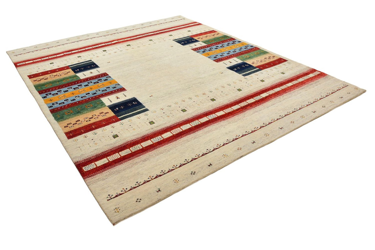 Tappeto Gabbeh - Loribaft Indus - 298 x 249 cm - beige chiaro