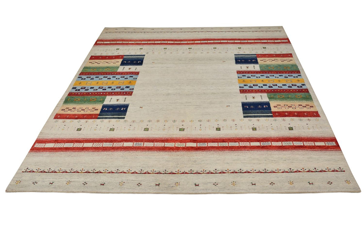 Tappeto Gabbeh - Loribaft Indus - 298 x 249 cm - beige chiaro