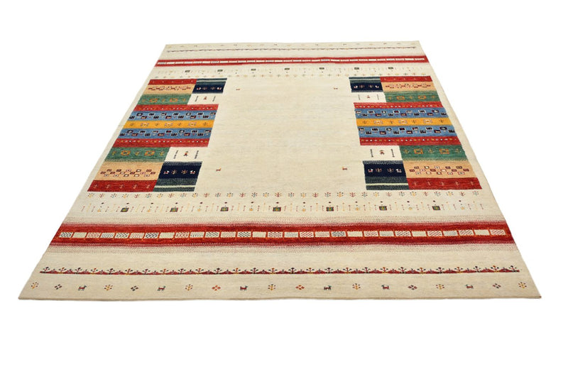 Tappeto Gabbeh - Loribaft Indus - 308 x 246 cm - beige chiaro