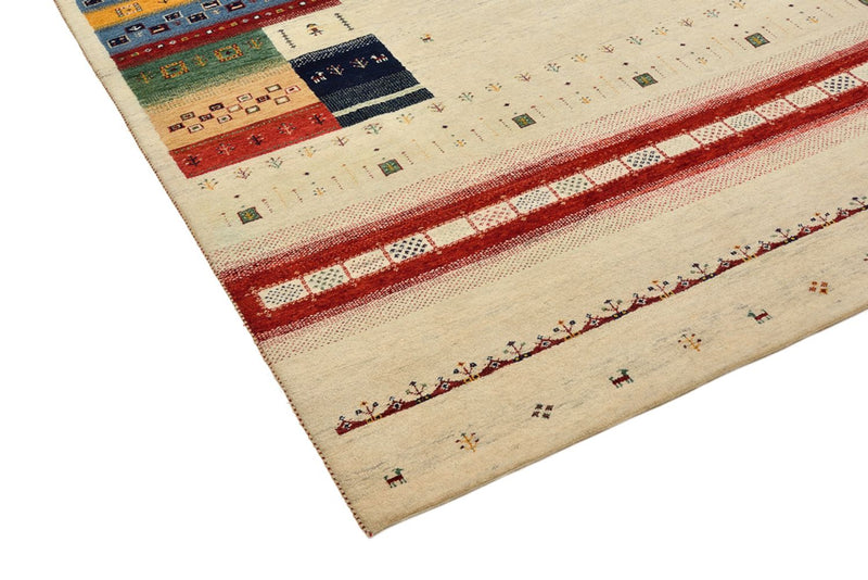 Tappeto Gabbeh - Loribaft Indus - 303 x 205 cm - beige chiaro