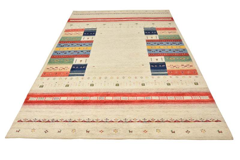 Tappeto Gabbeh - Loribaft Indus - 303 x 205 cm - beige chiaro
