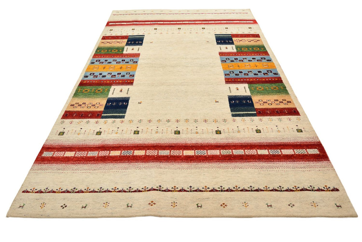 Tappeto Gabbeh - Loribaft Indus - 305 x 198 cm - beige chiaro