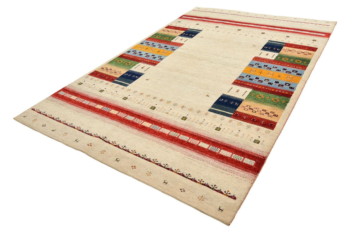 Tappeto Gabbeh - Loribaft Indus - 305 x 198 cm - beige chiaro