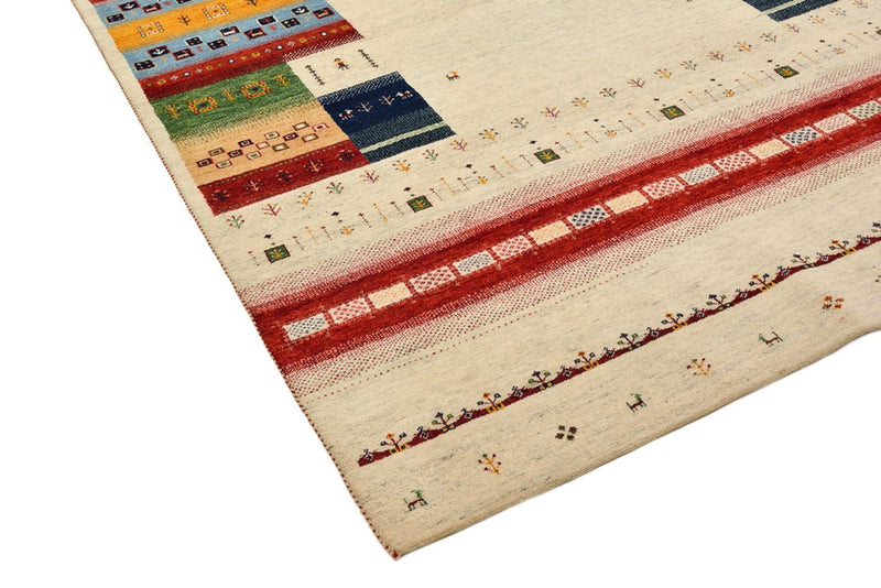 Tappeto Gabbeh - Loribaft Indus - 305 x 198 cm - beige chiaro