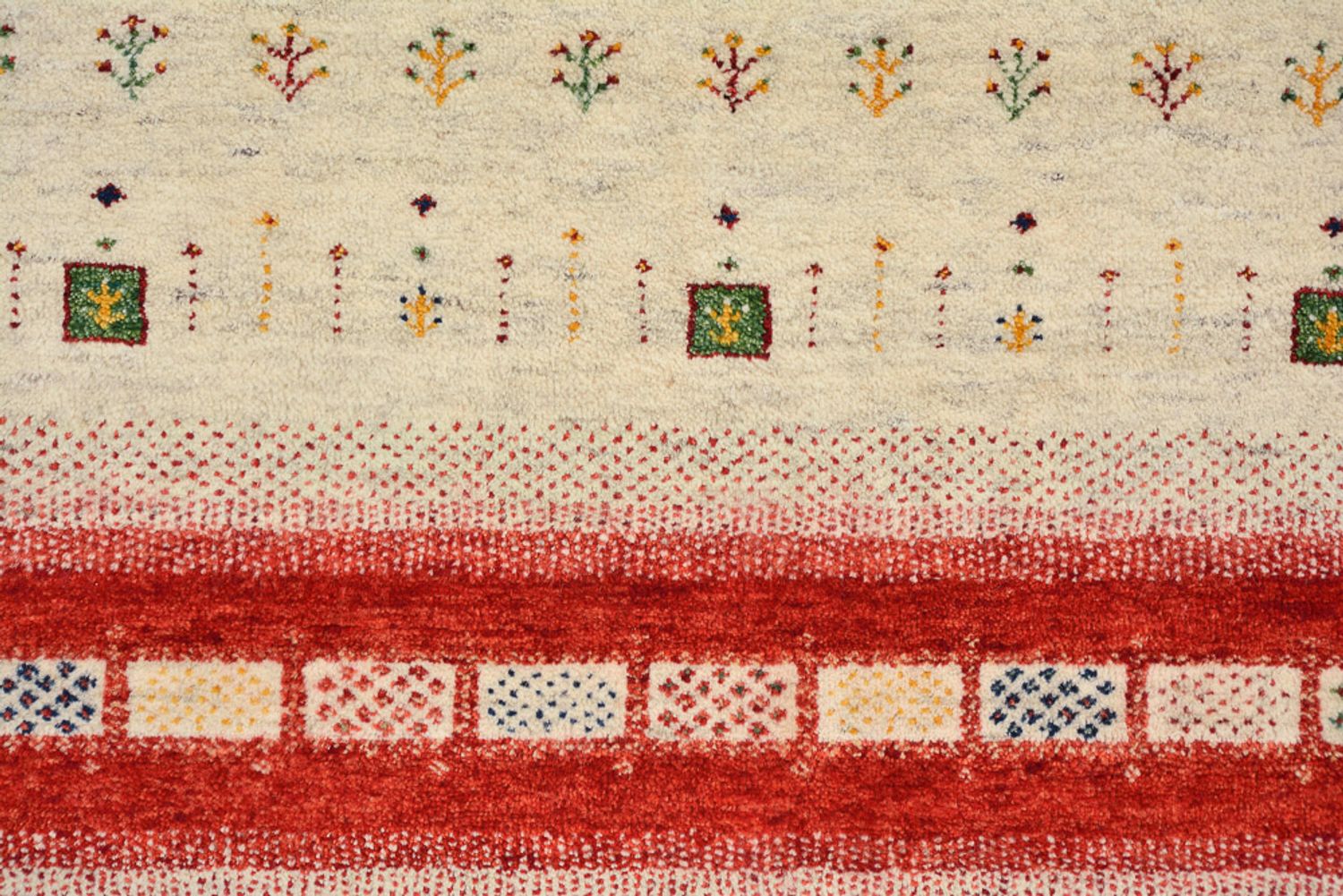 Tappeto Gabbeh - Loribaft Indus - 305 x 198 cm - beige chiaro
