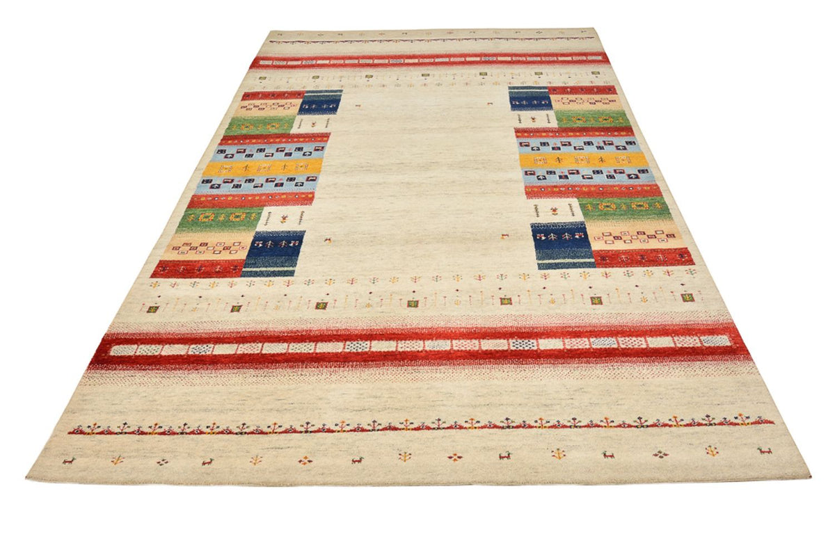 Tappeto Gabbeh - Loribaft Indus - 305 x 198 cm - beige chiaro