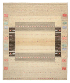 Tappeto Gabbeh - Loribaft Indus - 300 x 253 cm - beige chiaro