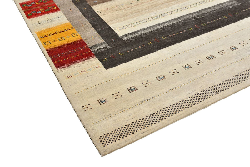 Tappeto Gabbeh - Loribaft Indus - 347 x 254 cm - beige chiaro