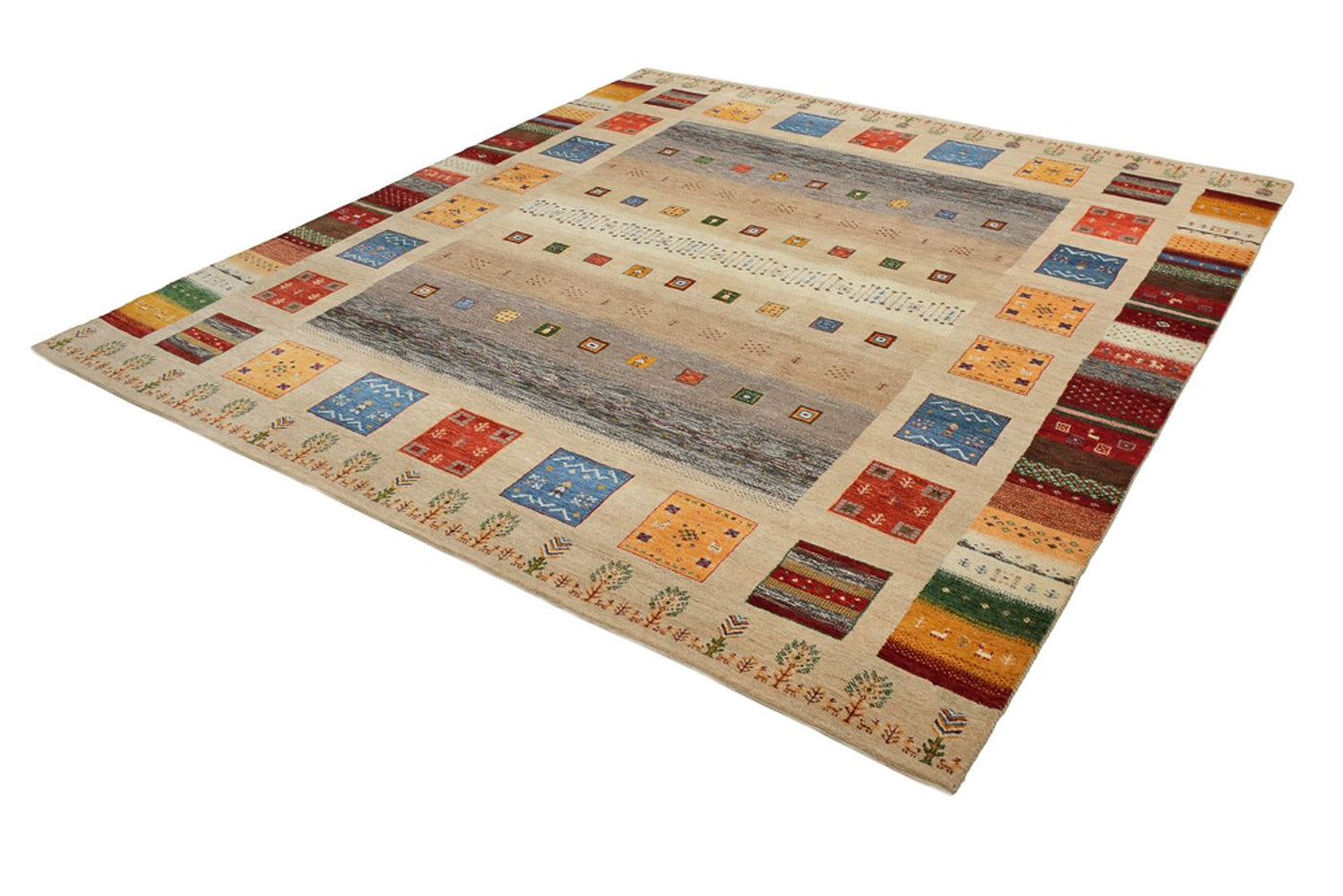 Loribaft Indo Tappeto 256x250cm - Tappeto di lana