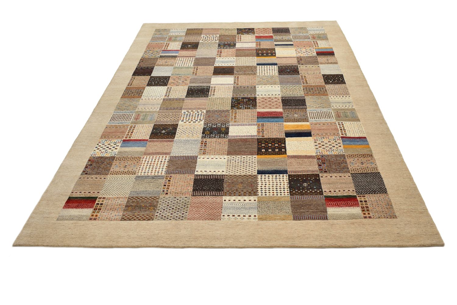 Tappeto Gabbeh - Loribaft Indus - 348 x 248 cm - beige scuro