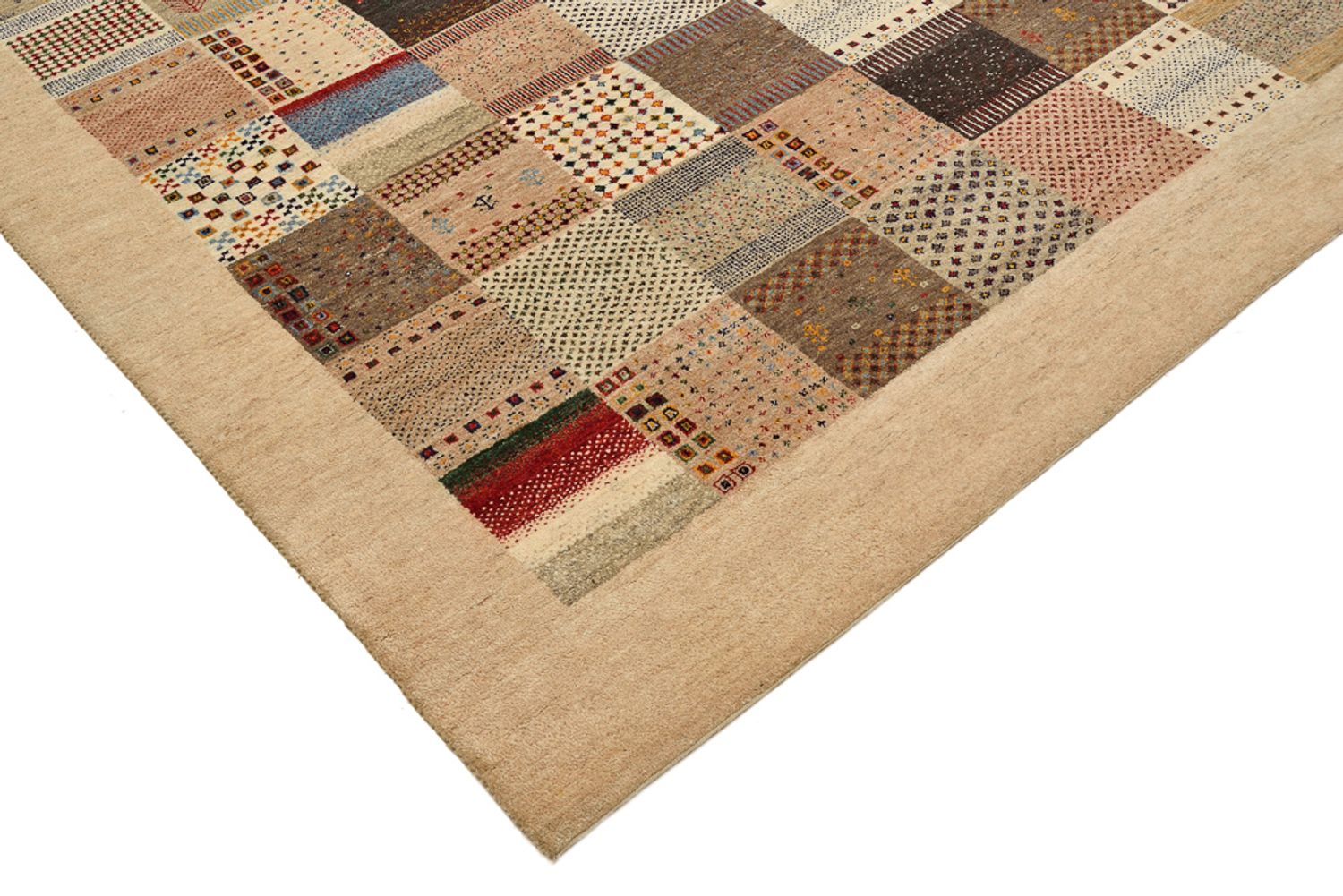 Tappeto Gabbeh - Loribaft Indus - 308 x 200 cm - beige scuro