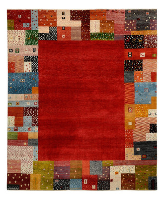 Tappeto Gabbeh - Loribaft Indus - 294 x 247 cm - rosso