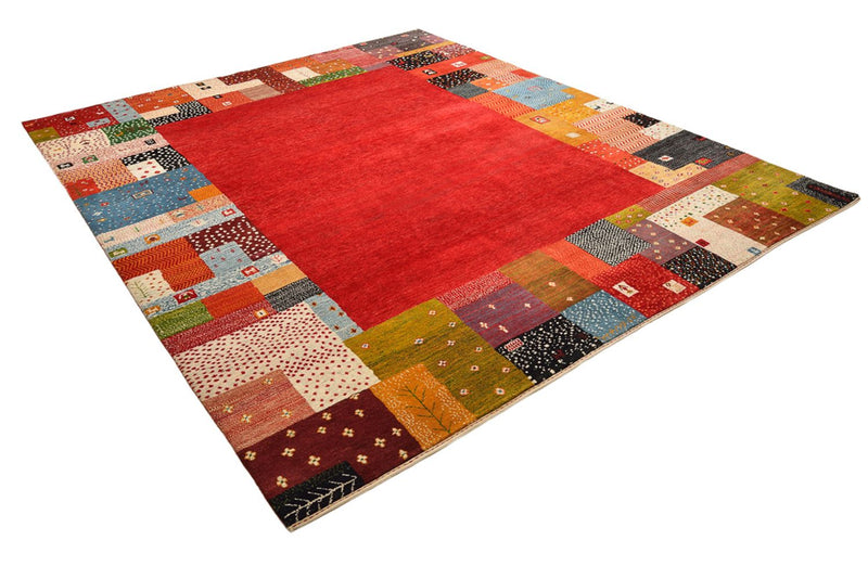Tappeto Gabbeh - Loribaft Indus - 294 x 247 cm - rosso