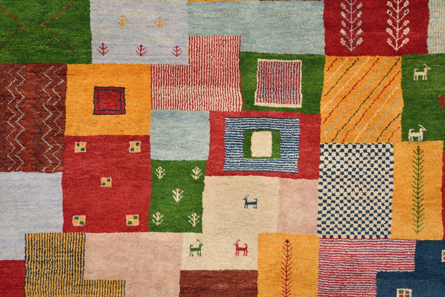 Tappeto Gabbeh - Loribaft Indus - 347 x 246 cm - multicolore