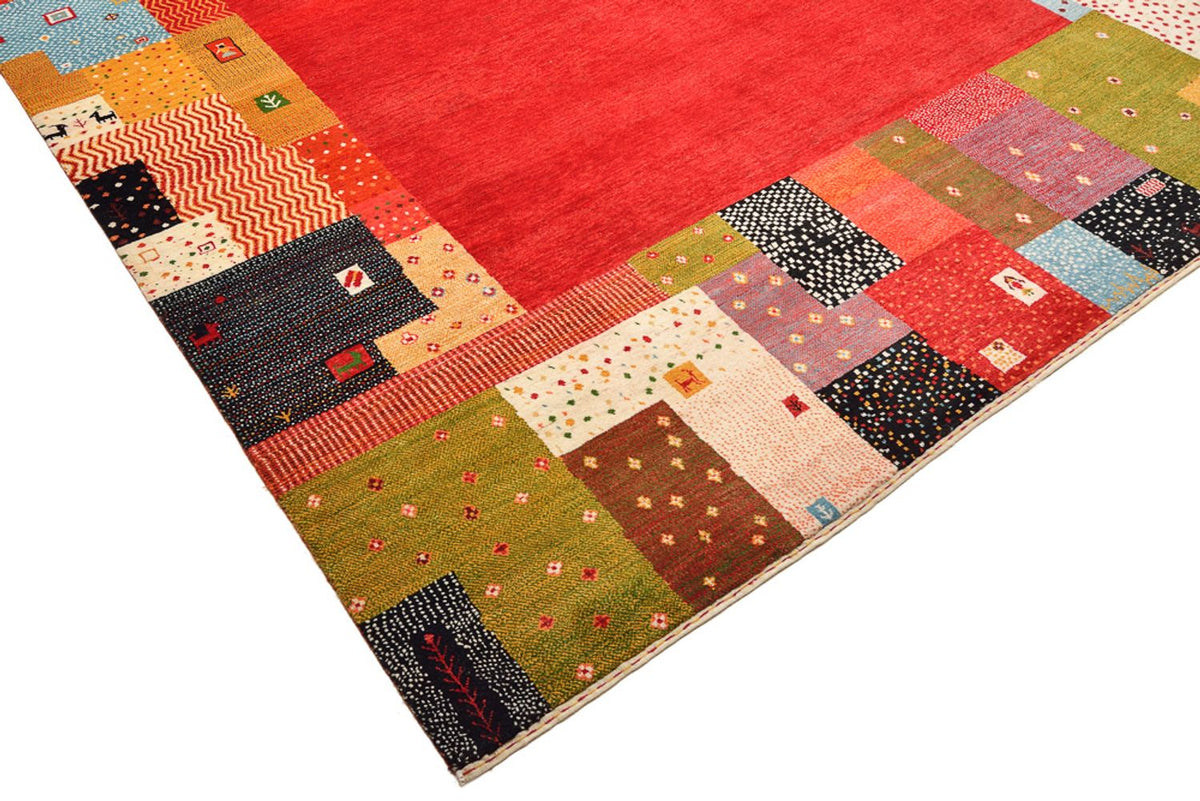Tappeto Gabbeh - Loribaft Indus - 344 x 251 cm - rosso
