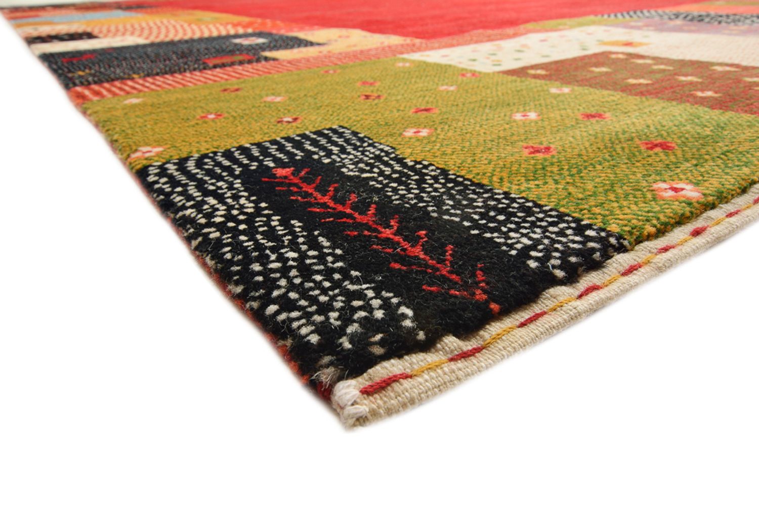 Tappeto Gabbeh - Loribaft Indus - 344 x 251 cm - rosso