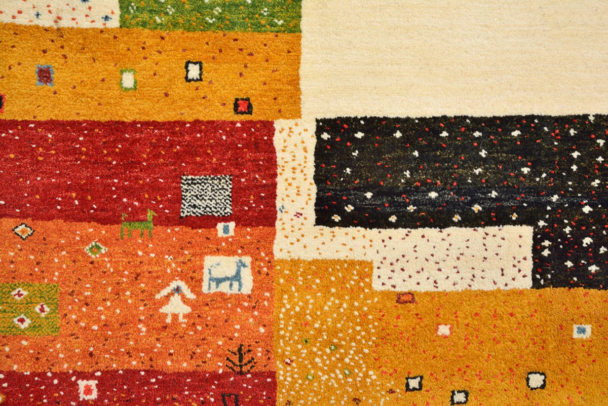 Tappeto Gabbeh - Loribaft Indus - 294 x 207 cm - beige chiaro