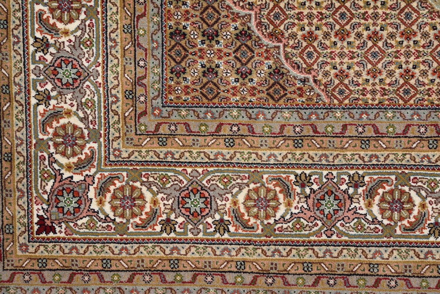 Tappeto orientale - Tabriz - 352 x 250 cm - beige scuro