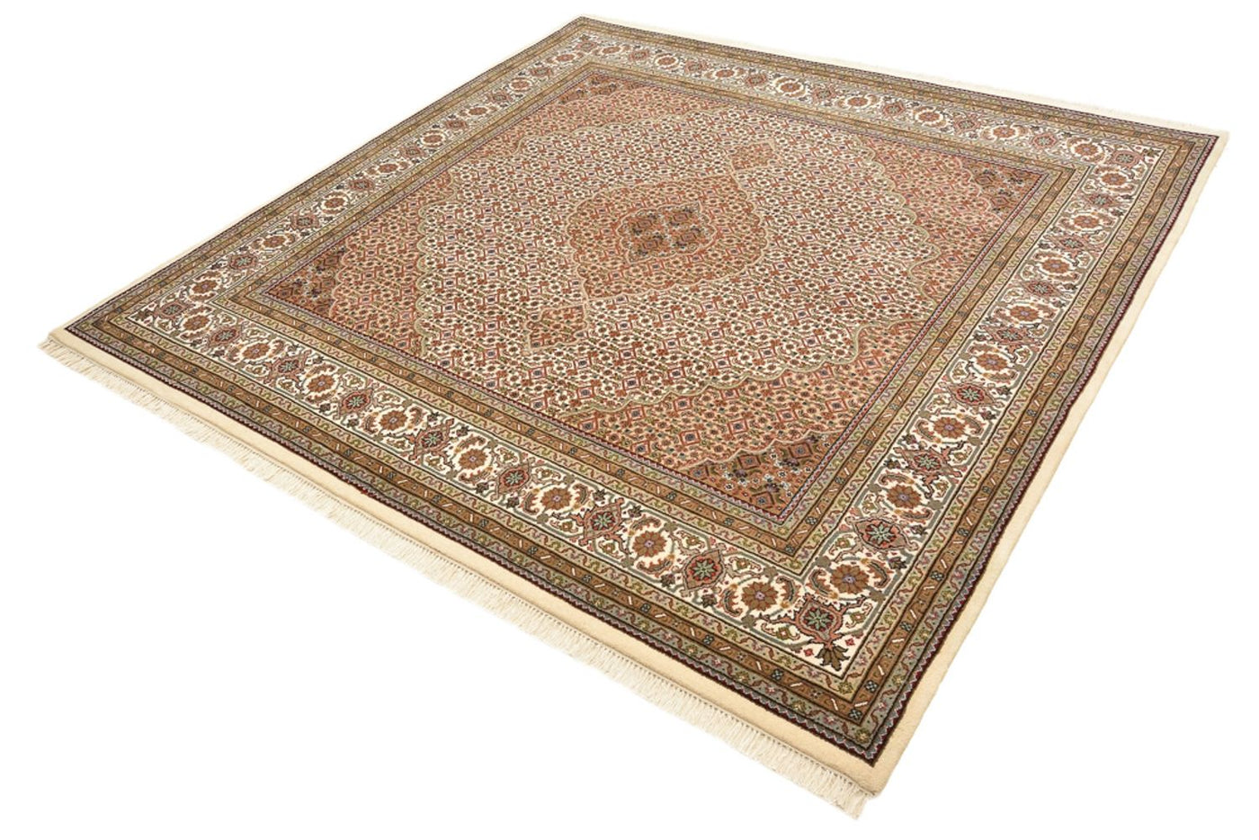 Tabriz Indo Tappeto 203x201cm - Tappeto orientale