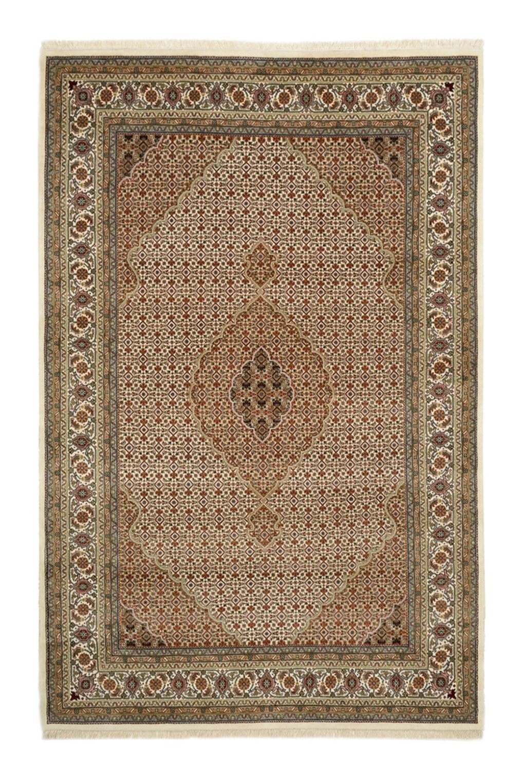 Tappeto orientale - Tabriz - 300 x 197 cm - beige scuro
