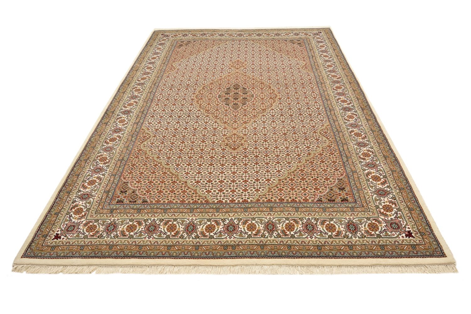 Tappeto orientale - Tabriz - 300 x 197 cm - beige scuro