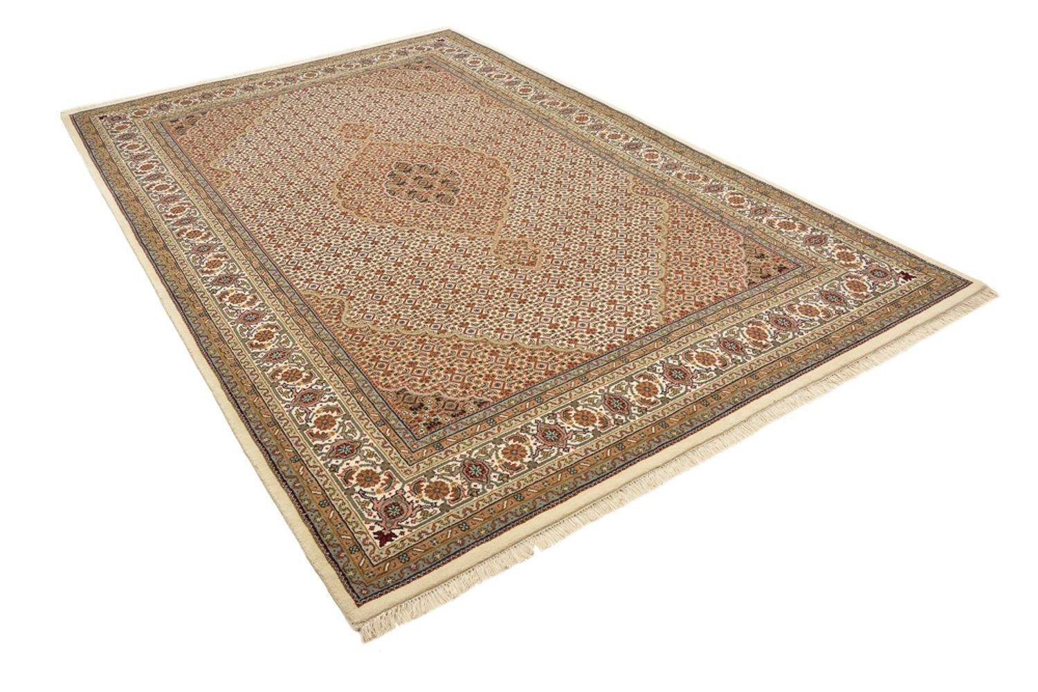 Tappeto orientale - Tabriz - 300 x 197 cm - beige scuro