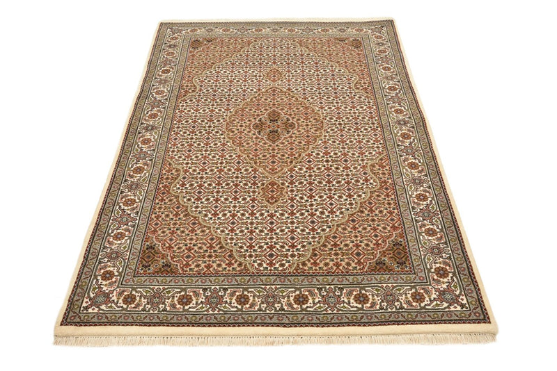 Tappeto orientale - Tabriz - 177 x 125 cm - beige scuro