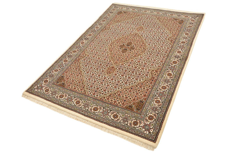 Tappeto orientale - Tabriz - 177 x 125 cm - beige scuro