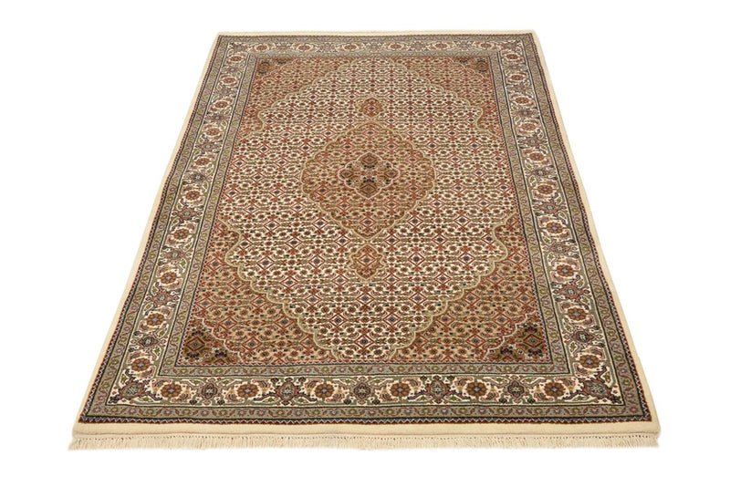 Tappeto orientale - Tabriz - 177 x 125 cm - beige scuro