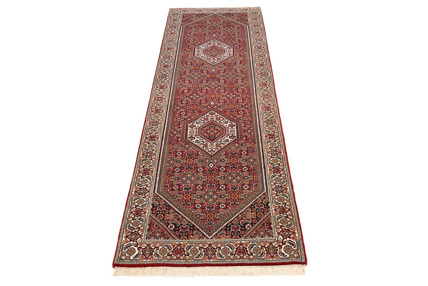 Tappeto corsia Tappeto Persero - Bidjar - 245 x 79 cm - rosso bordeaux