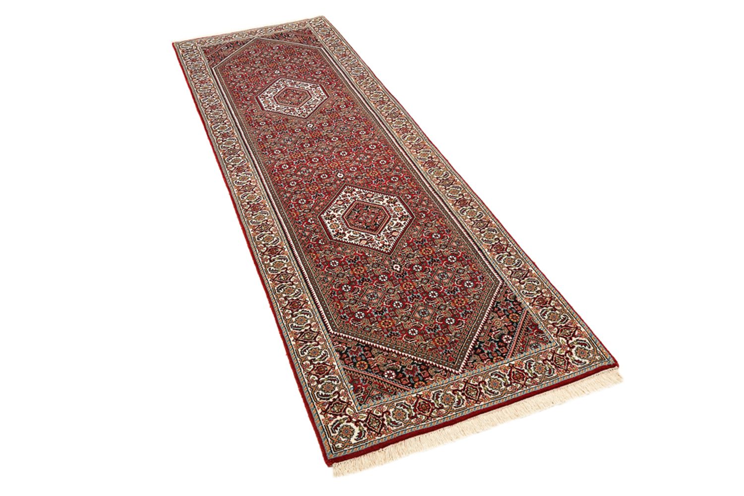 Tappeto corsia Tappeto Persero - Bidjar - 245 x 79 cm - rosso bordeaux