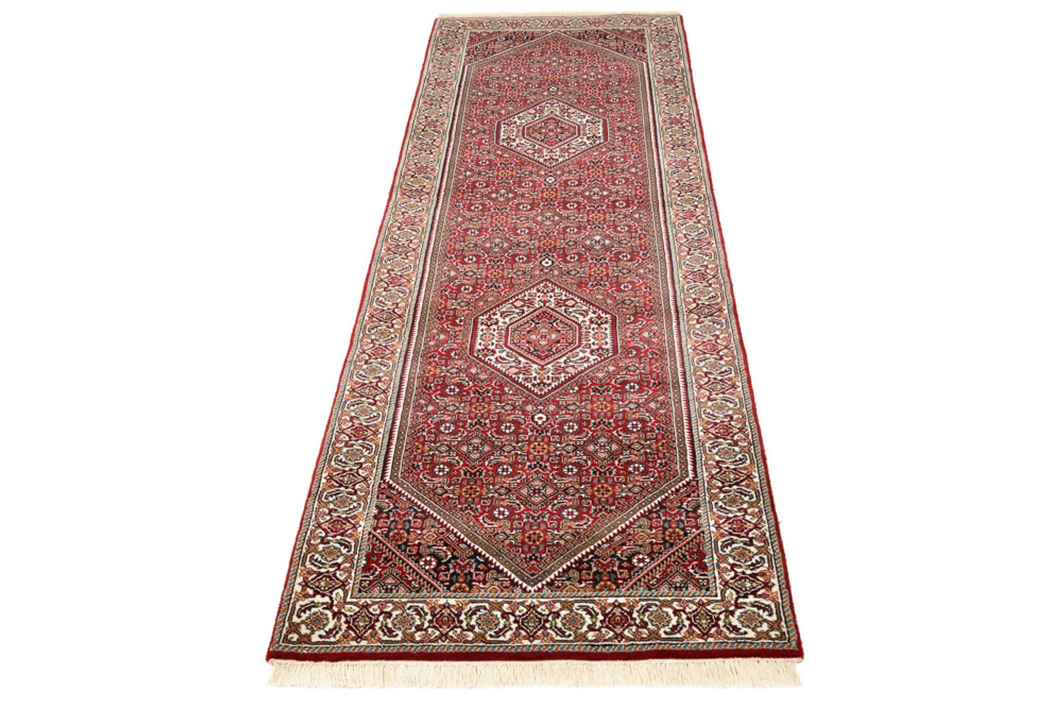 Tappeto corsia Tappeto Persero - Bidjar - 245 x 79 cm - rosso bordeaux