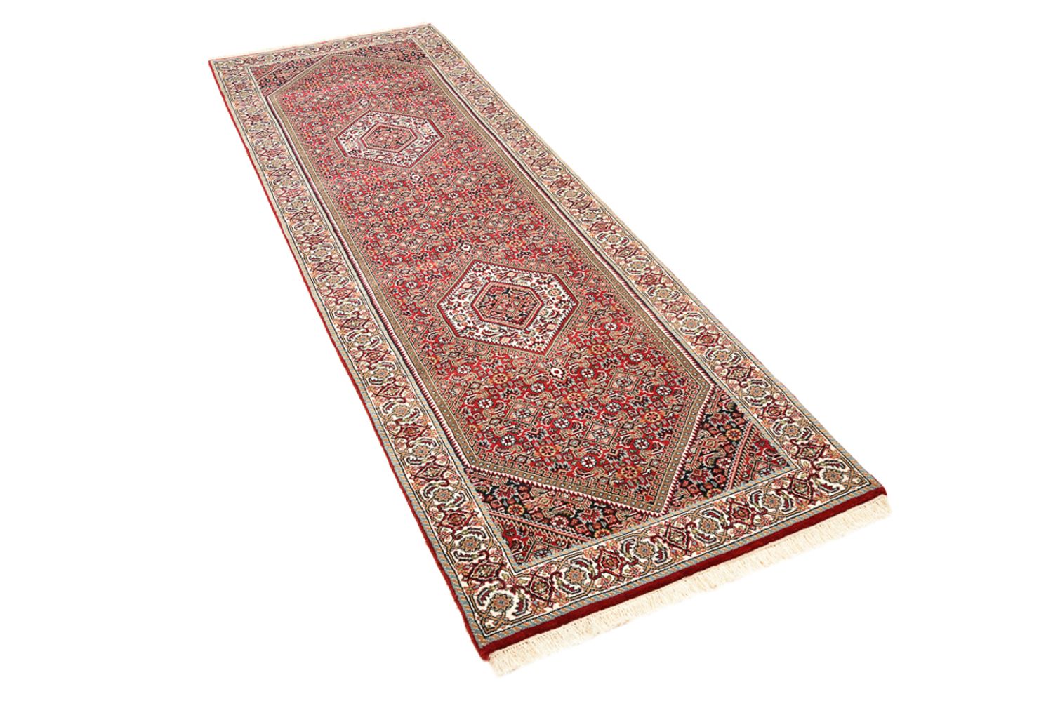 Tappeto corsia Tappeto Persero - Bidjar - 246 x 79 cm - rosso bordeaux