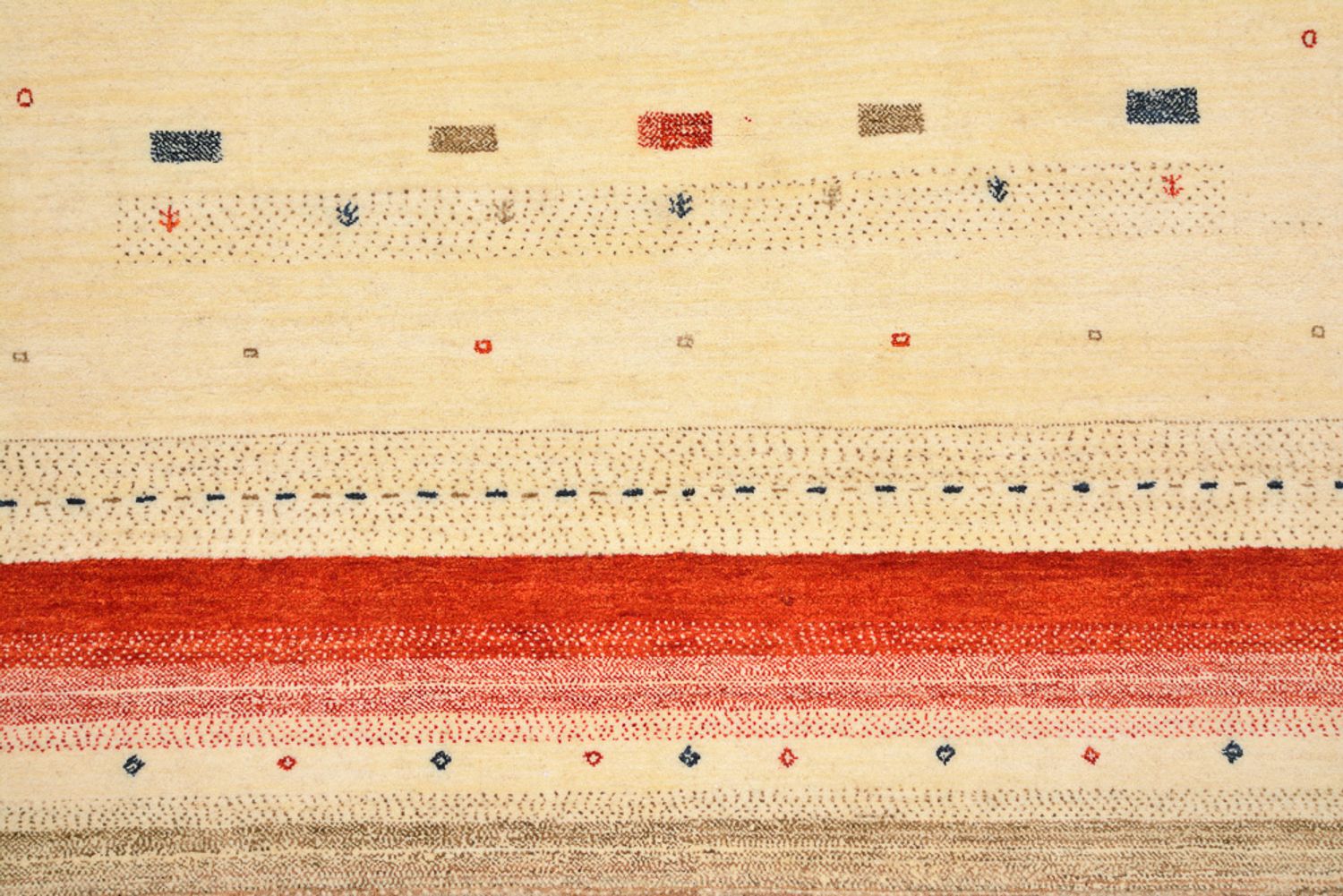 Tappeto Gabbeh - Loribaft Indus - 248 x 195 cm - beige chiaro