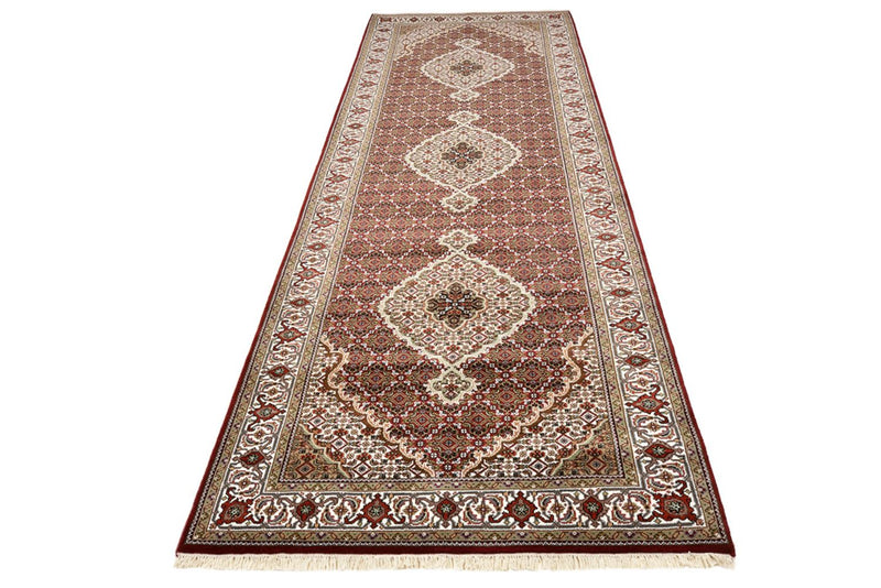 Tappeto corsia Tappeto orientale - Tabriz - 362 x 122 cm - beige chiaro